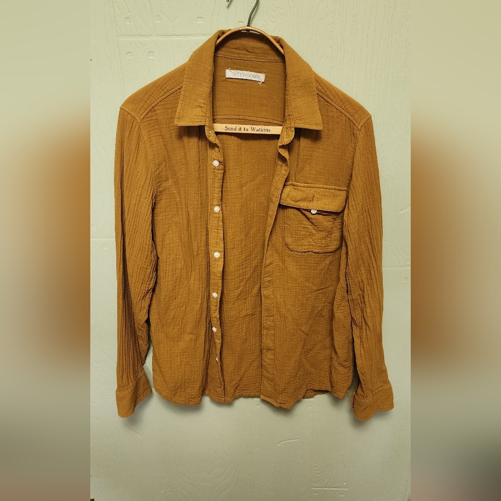 Outerknown Brown Casual Button Down Shirt